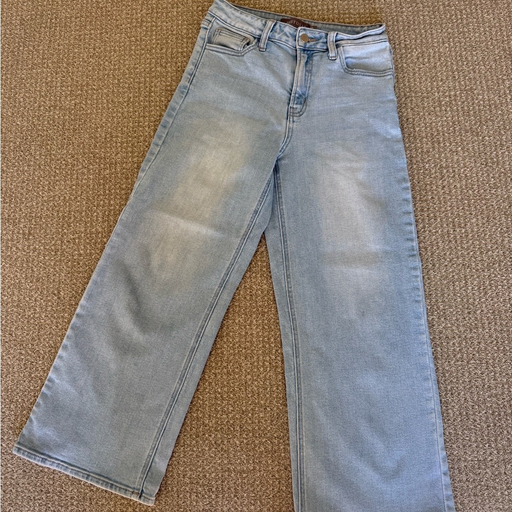 JUST BLACK Light Blue Wide-Leg Jeans size 27